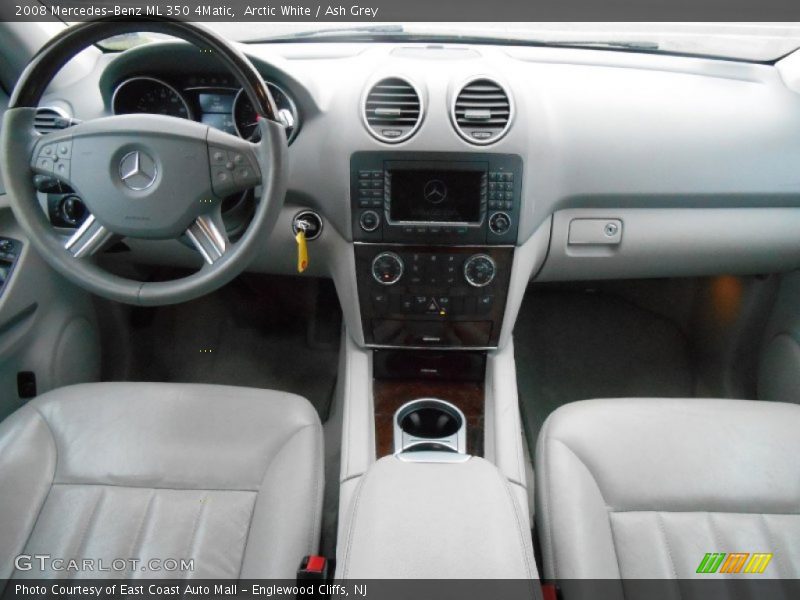 Arctic White / Ash Grey 2008 Mercedes-Benz ML 350 4Matic
