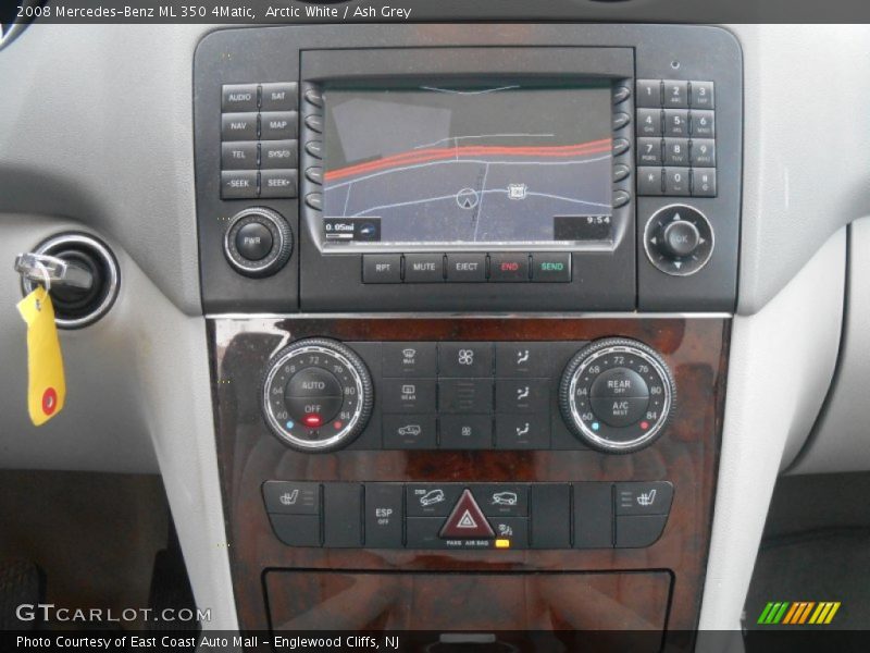Arctic White / Ash Grey 2008 Mercedes-Benz ML 350 4Matic