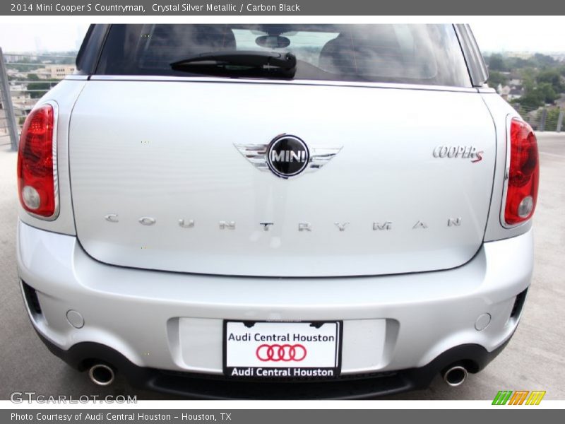 Crystal Silver Metallic / Carbon Black 2014 Mini Cooper S Countryman