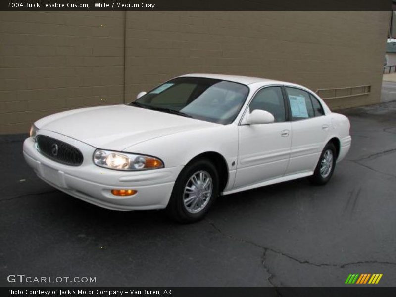 White / Medium Gray 2004 Buick LeSabre Custom