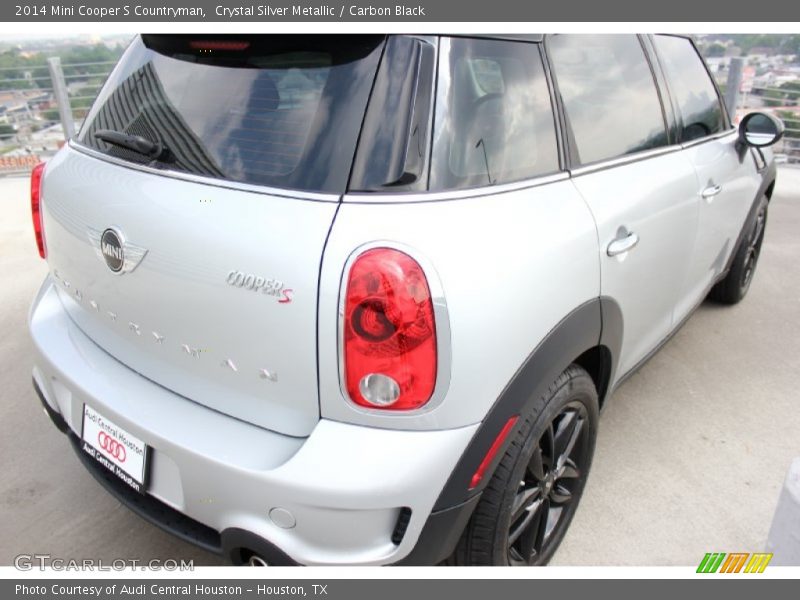 Crystal Silver Metallic / Carbon Black 2014 Mini Cooper S Countryman