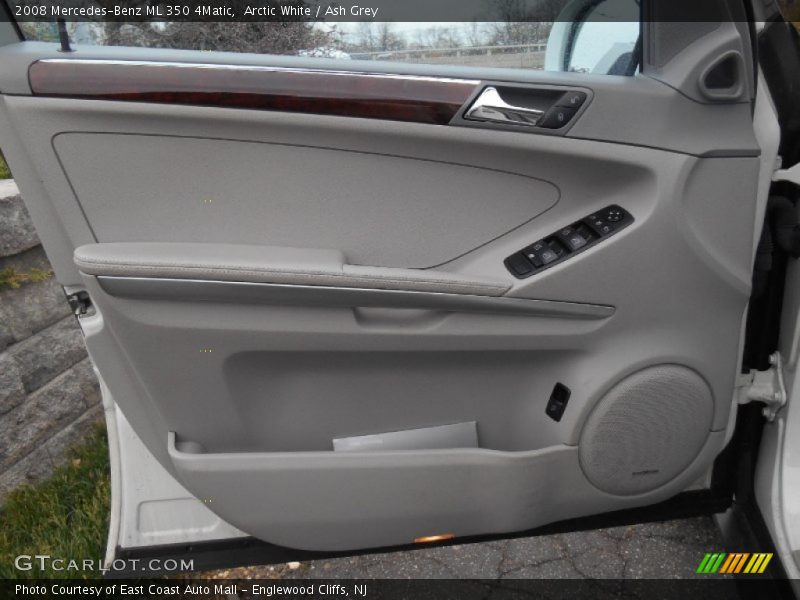 Arctic White / Ash Grey 2008 Mercedes-Benz ML 350 4Matic