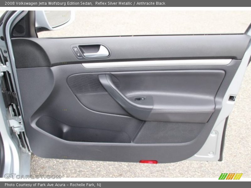 Reflex Silver Metallic / Anthracite Black 2008 Volkswagen Jetta Wolfsburg Edition Sedan