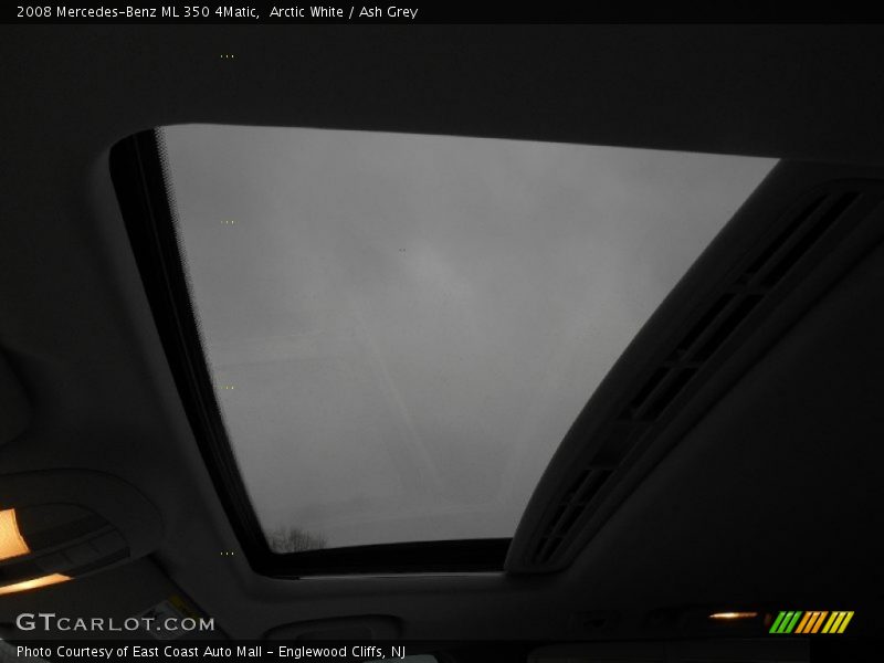 Arctic White / Ash Grey 2008 Mercedes-Benz ML 350 4Matic