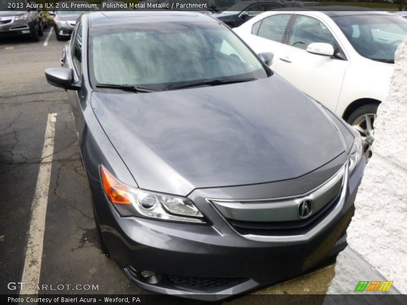Polished Metal Metallic / Parchment 2013 Acura ILX 2.0L Premium