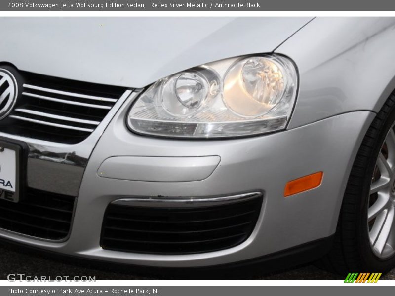 Reflex Silver Metallic / Anthracite Black 2008 Volkswagen Jetta Wolfsburg Edition Sedan