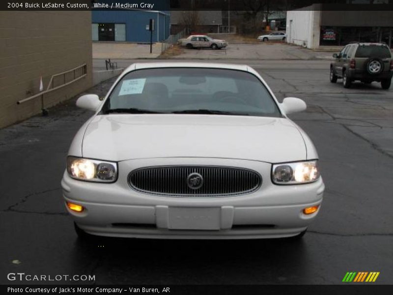 White / Medium Gray 2004 Buick LeSabre Custom