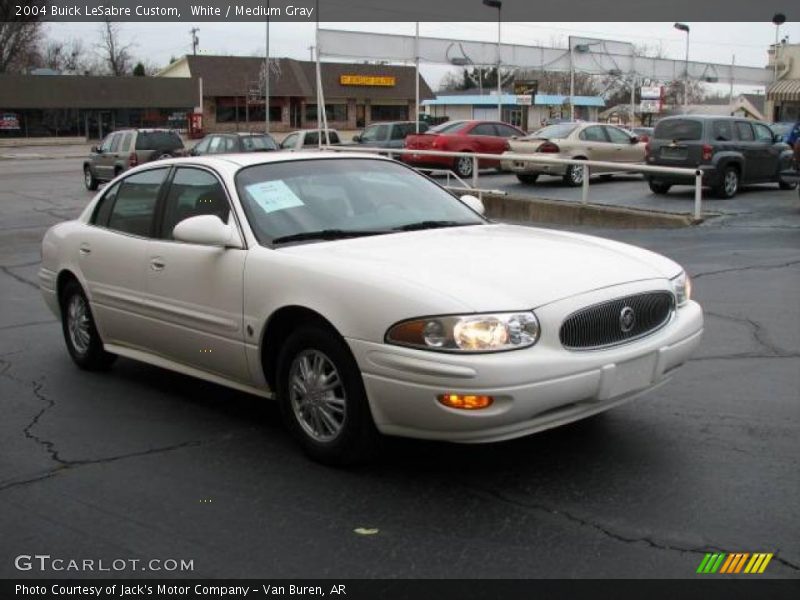 White / Medium Gray 2004 Buick LeSabre Custom