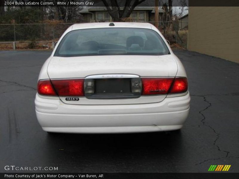 White / Medium Gray 2004 Buick LeSabre Custom