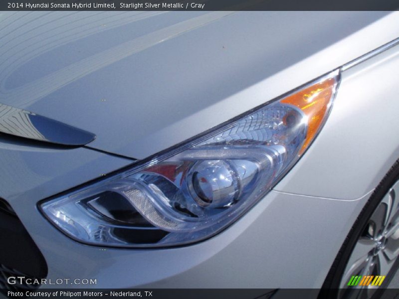 Starlight Silver Metallic / Gray 2014 Hyundai Sonata Hybrid Limited