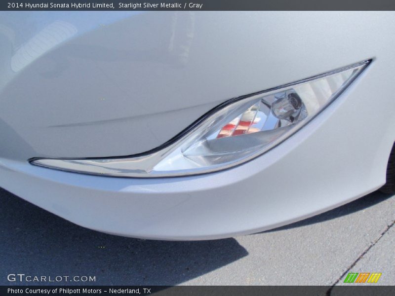 Starlight Silver Metallic / Gray 2014 Hyundai Sonata Hybrid Limited