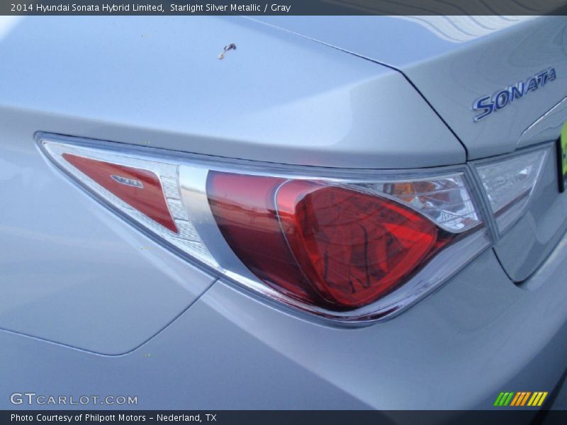 Starlight Silver Metallic / Gray 2014 Hyundai Sonata Hybrid Limited