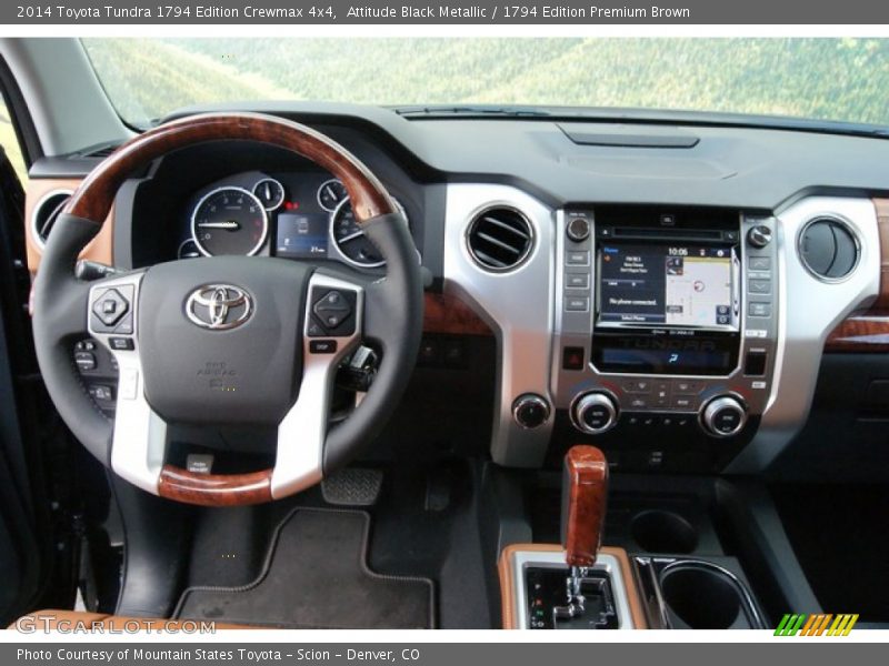 Attitude Black Metallic / 1794 Edition Premium Brown 2014 Toyota Tundra 1794 Edition Crewmax 4x4