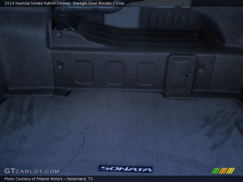 Starlight Silver Metallic / Gray 2014 Hyundai Sonata Hybrid Limited