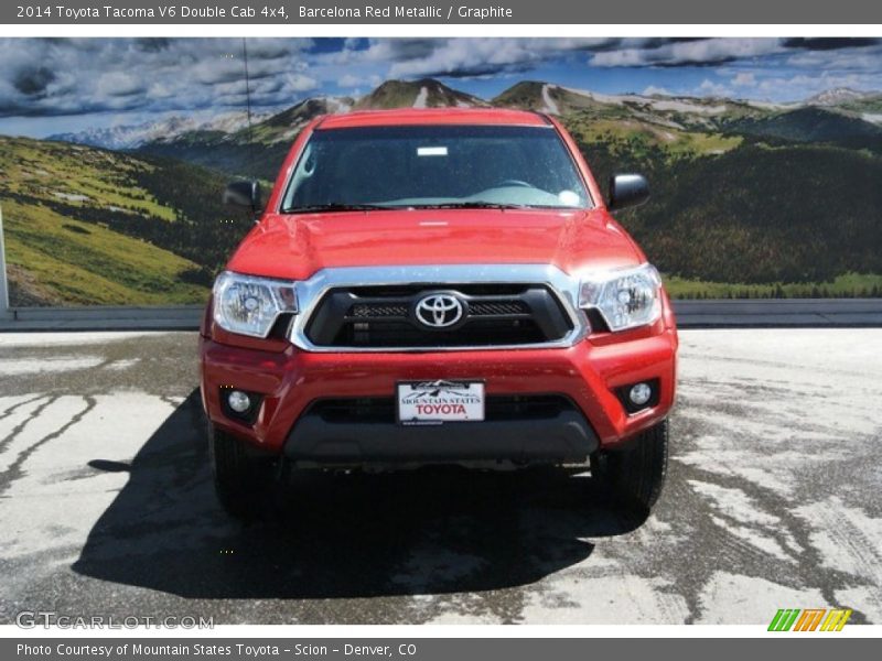 Barcelona Red Metallic / Graphite 2014 Toyota Tacoma V6 Double Cab 4x4