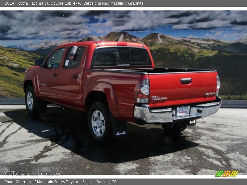 Barcelona Red Metallic / Graphite 2014 Toyota Tacoma V6 Double Cab 4x4