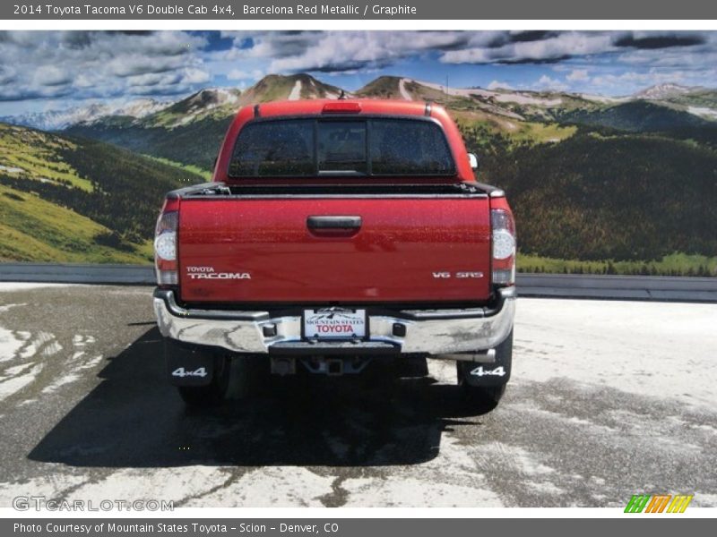 Barcelona Red Metallic / Graphite 2014 Toyota Tacoma V6 Double Cab 4x4