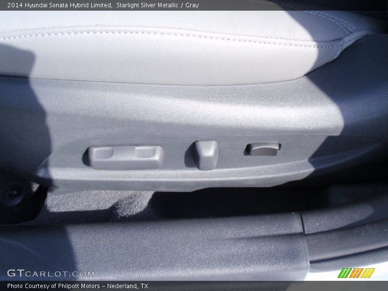 Starlight Silver Metallic / Gray 2014 Hyundai Sonata Hybrid Limited
