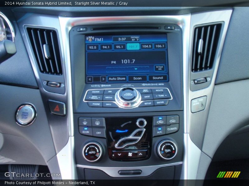 Controls of 2014 Sonata Hybrid Limited