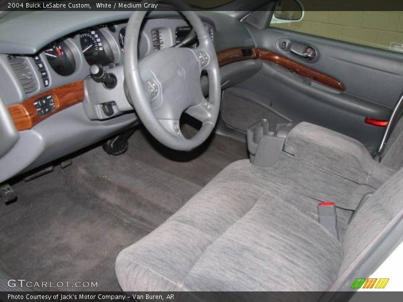 White / Medium Gray 2004 Buick LeSabre Custom