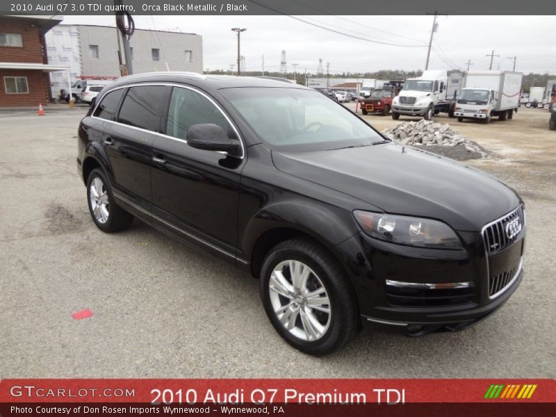 Orca Black Metallic / Black 2010 Audi Q7 3.0 TDI quattro