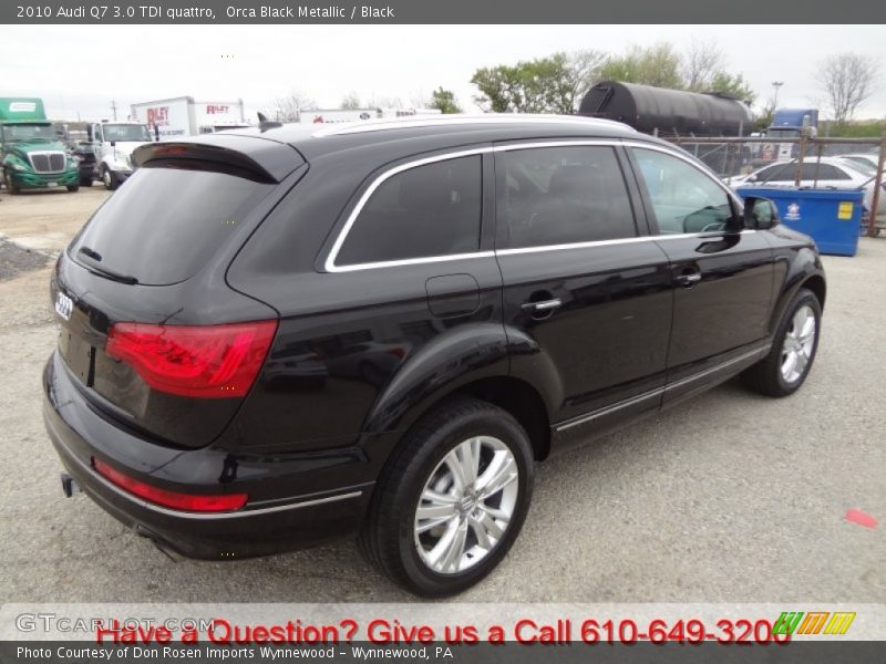 Orca Black Metallic / Black 2010 Audi Q7 3.0 TDI quattro