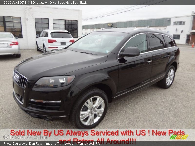 Orca Black Metallic / Black 2010 Audi Q7 3.0 TDI quattro