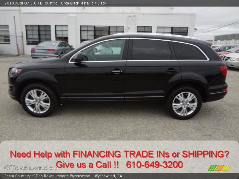 Orca Black Metallic / Black 2010 Audi Q7 3.0 TDI quattro
