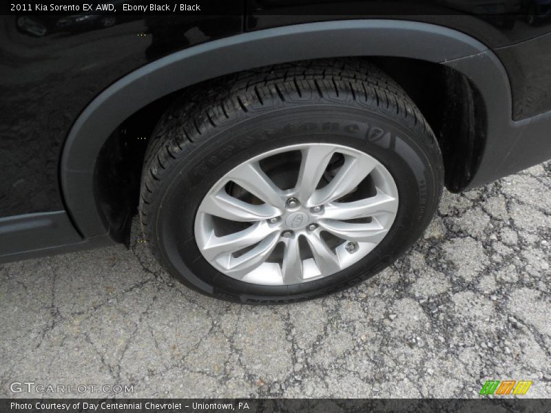 Ebony Black / Black 2011 Kia Sorento EX AWD