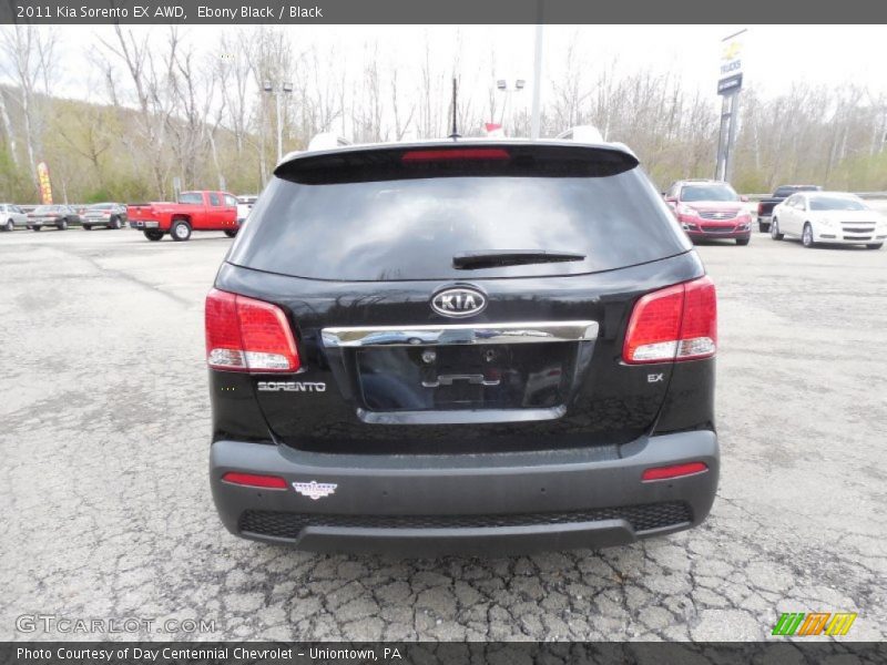 Ebony Black / Black 2011 Kia Sorento EX AWD