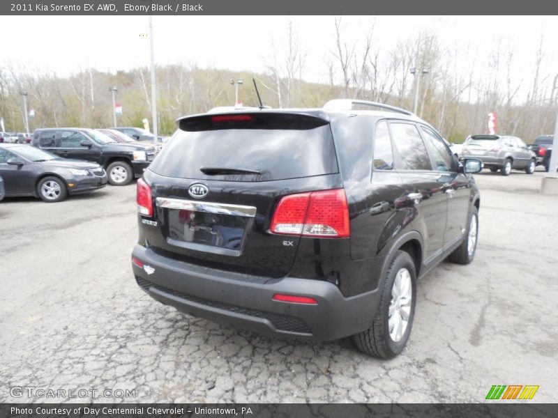 Ebony Black / Black 2011 Kia Sorento EX AWD
