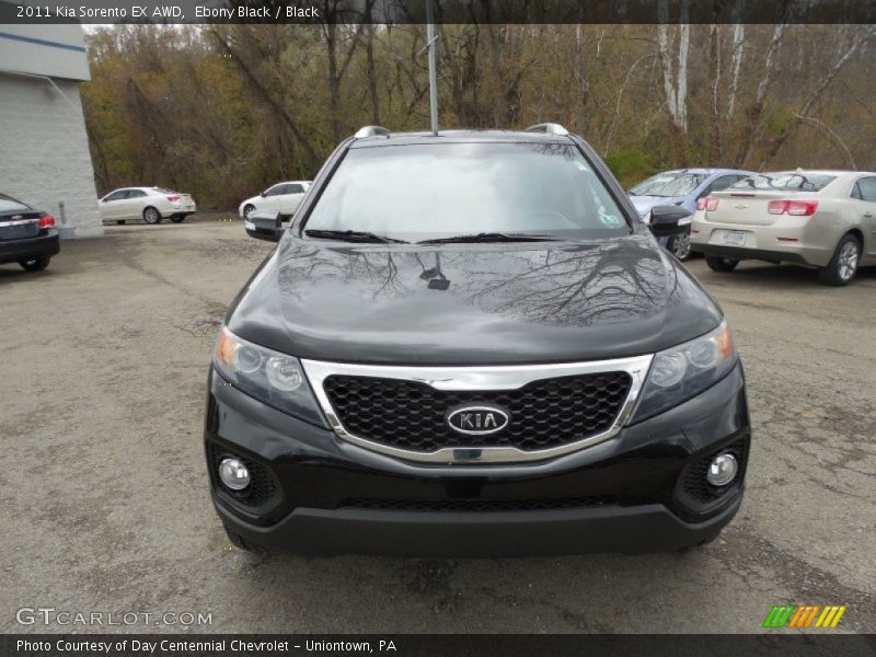 Ebony Black / Black 2011 Kia Sorento EX AWD