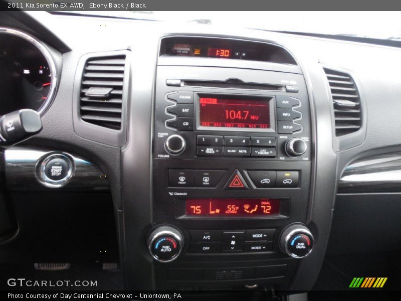 Ebony Black / Black 2011 Kia Sorento EX AWD