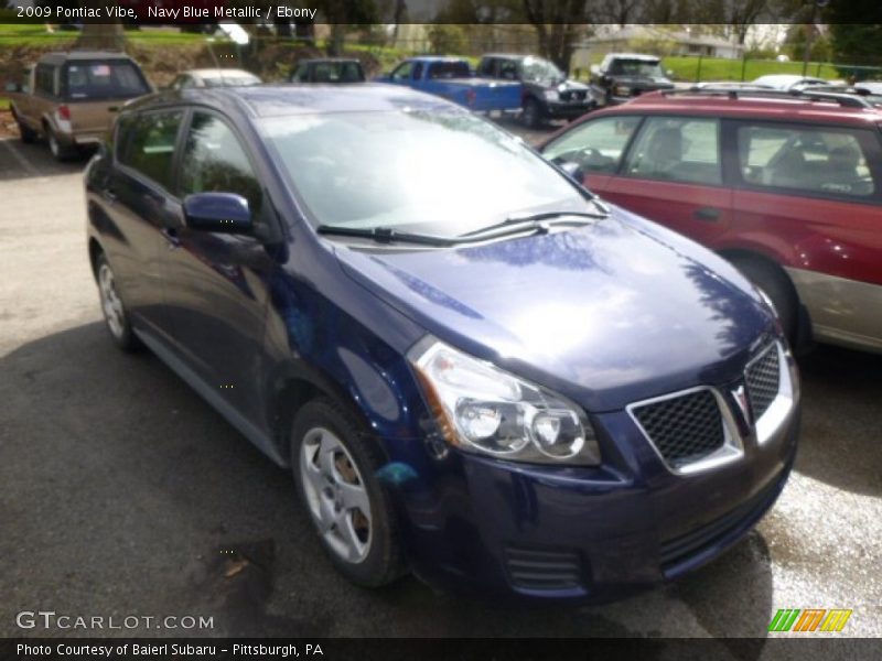 Navy Blue Metallic / Ebony 2009 Pontiac Vibe