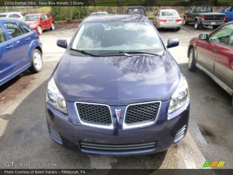 Navy Blue Metallic / Ebony 2009 Pontiac Vibe