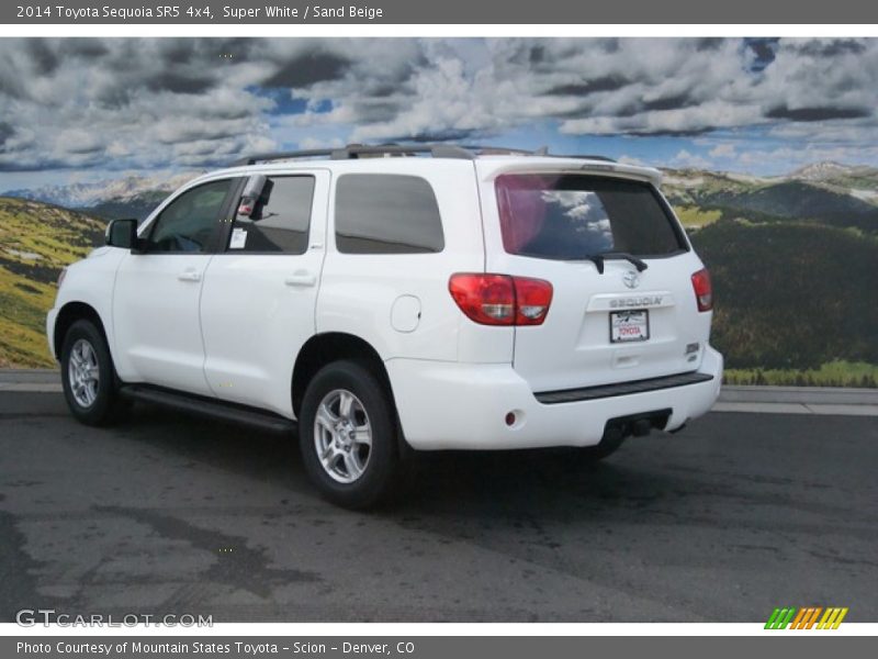 Super White / Sand Beige 2014 Toyota Sequoia SR5 4x4