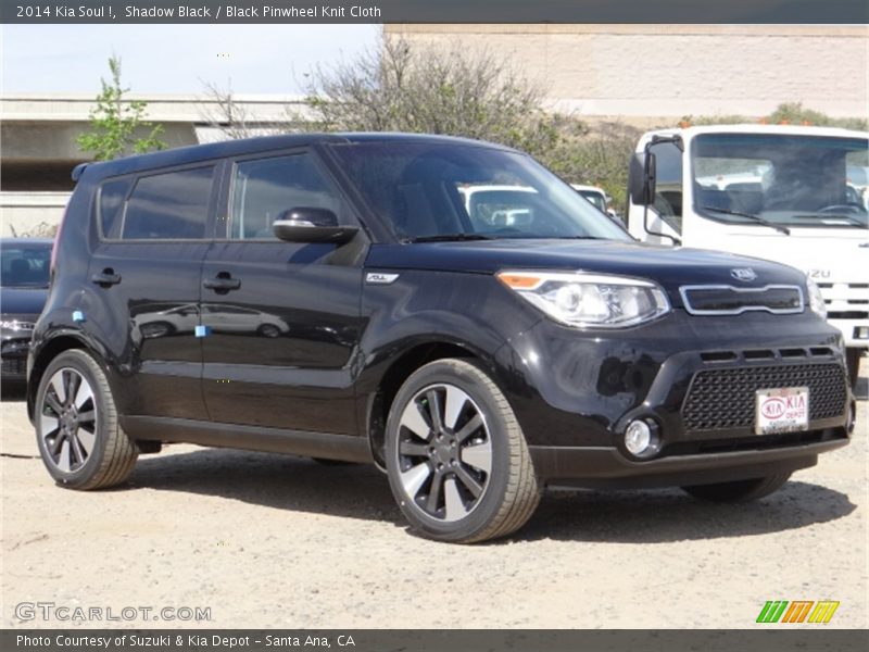 Shadow Black / Black Pinwheel Knit Cloth 2014 Kia Soul !
