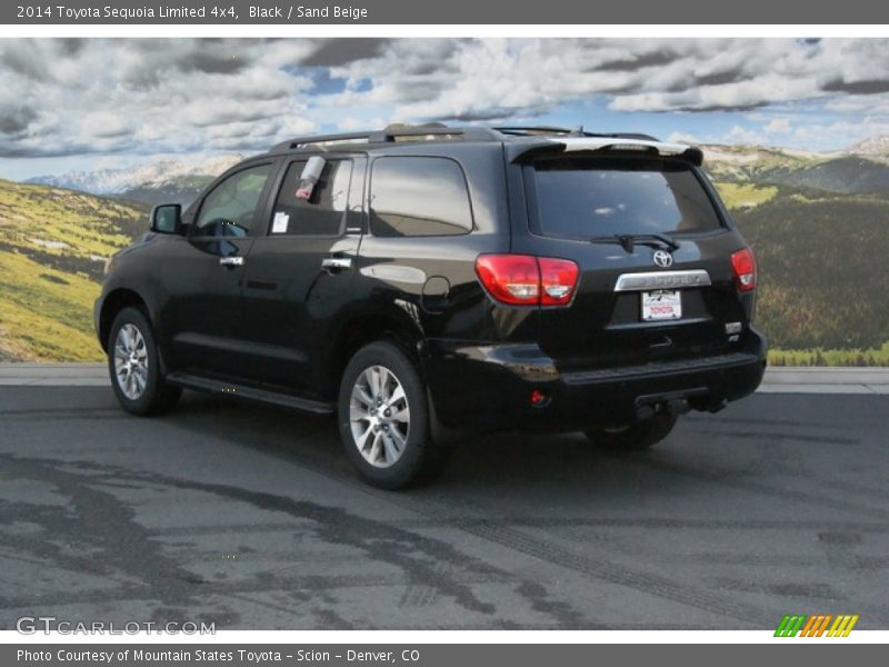 Black / Sand Beige 2014 Toyota Sequoia Limited 4x4
