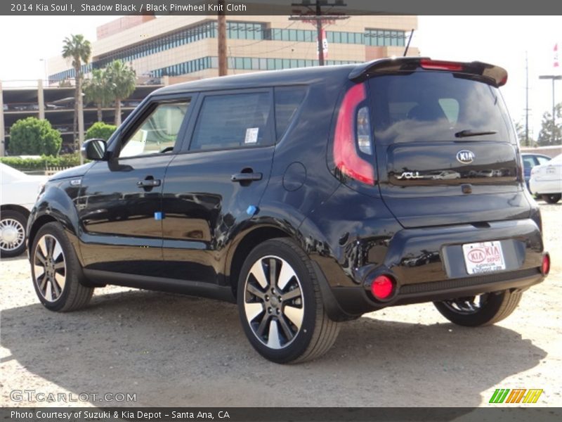 Shadow Black / Black Pinwheel Knit Cloth 2014 Kia Soul !