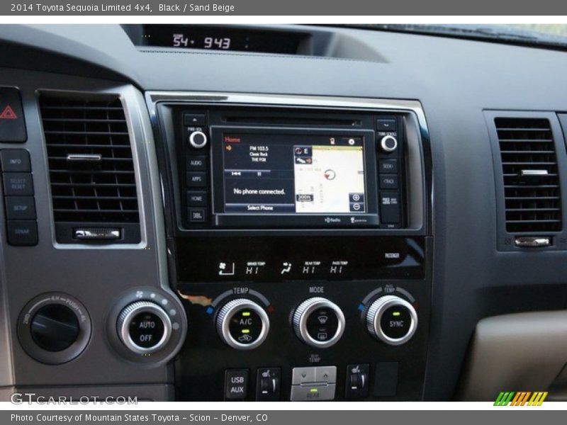 Black / Sand Beige 2014 Toyota Sequoia Limited 4x4