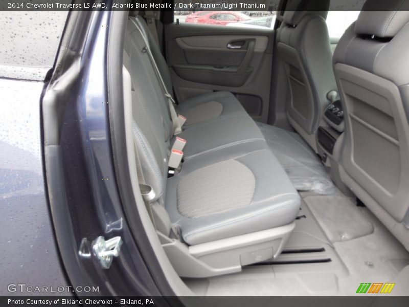 Atlantis Blue Metallic / Dark Titanium/Light Titanium 2014 Chevrolet Traverse LS AWD