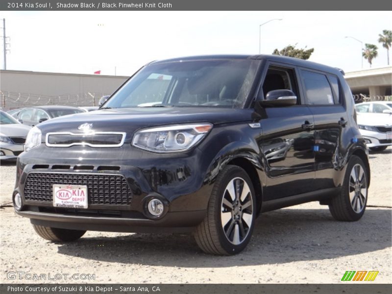 Shadow Black / Black Pinwheel Knit Cloth 2014 Kia Soul !
