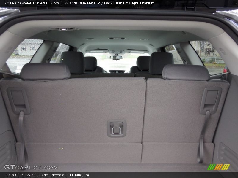 Atlantis Blue Metallic / Dark Titanium/Light Titanium 2014 Chevrolet Traverse LS AWD
