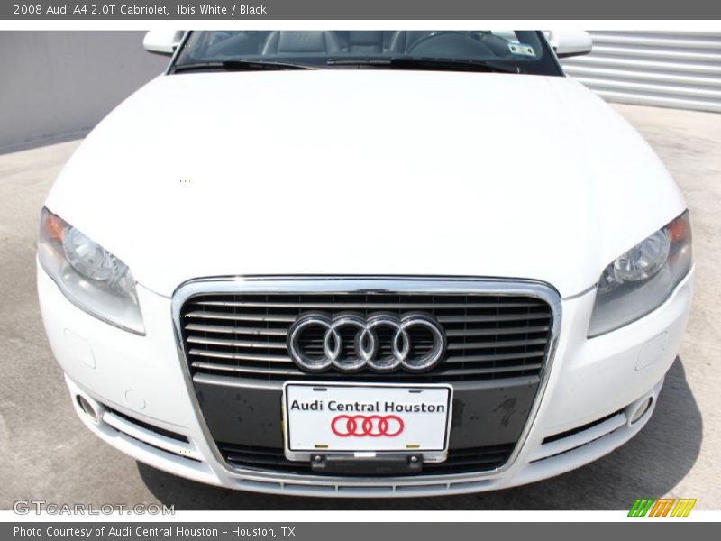 Ibis White / Black 2008 Audi A4 2.0T Cabriolet