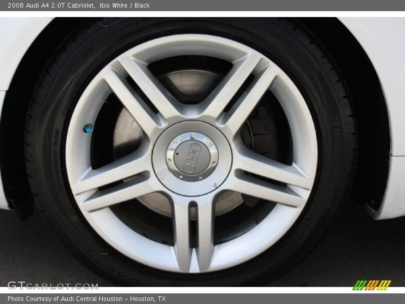 Ibis White / Black 2008 Audi A4 2.0T Cabriolet