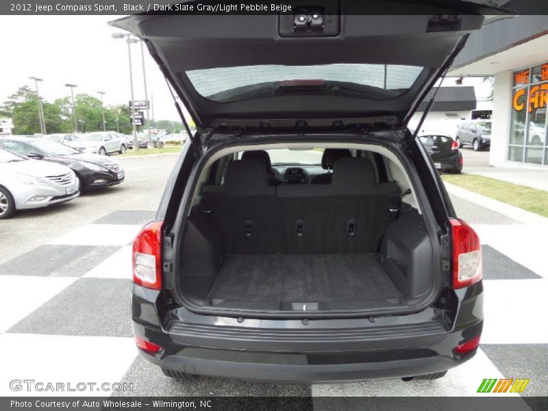 Black / Dark Slate Gray/Light Pebble Beige 2012 Jeep Compass Sport