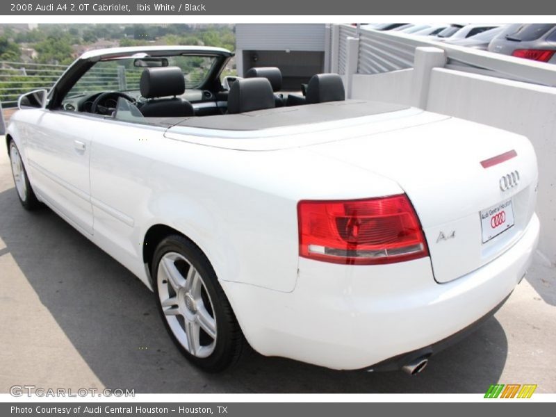 Ibis White / Black 2008 Audi A4 2.0T Cabriolet