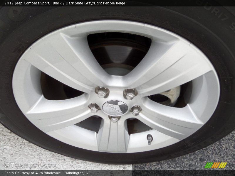 Black / Dark Slate Gray/Light Pebble Beige 2012 Jeep Compass Sport