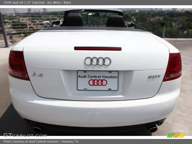 Ibis White / Black 2008 Audi A4 2.0T Cabriolet