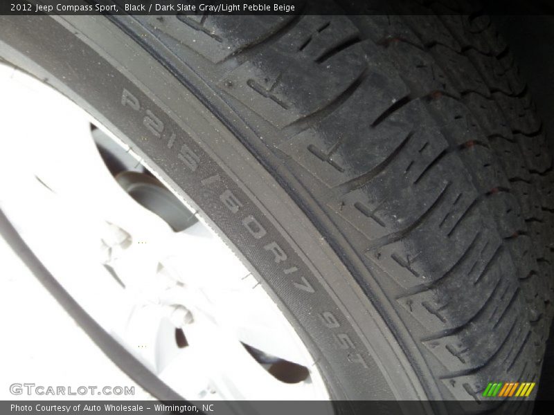 Black / Dark Slate Gray/Light Pebble Beige 2012 Jeep Compass Sport